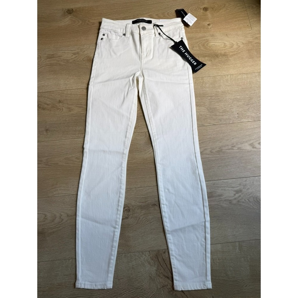 NWT Liverpool white porcelain skinny jeans the hugger ankle stretch size 0/25